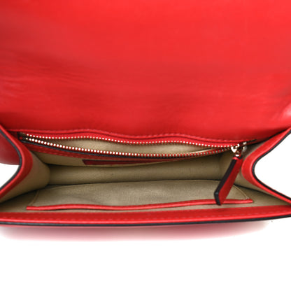 Valentino Garavani Vitello Small Glam Lock Rockstud Flap Red 4 of 12