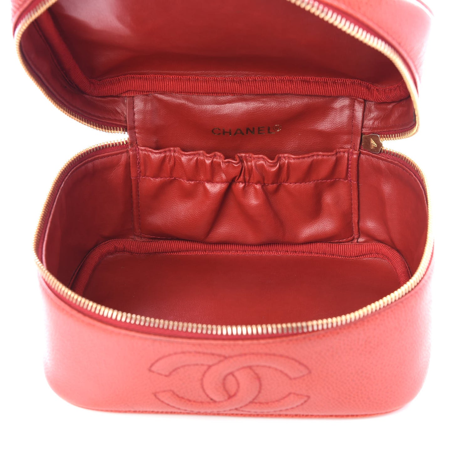 Caviar Vanity Cosmetic Case Red