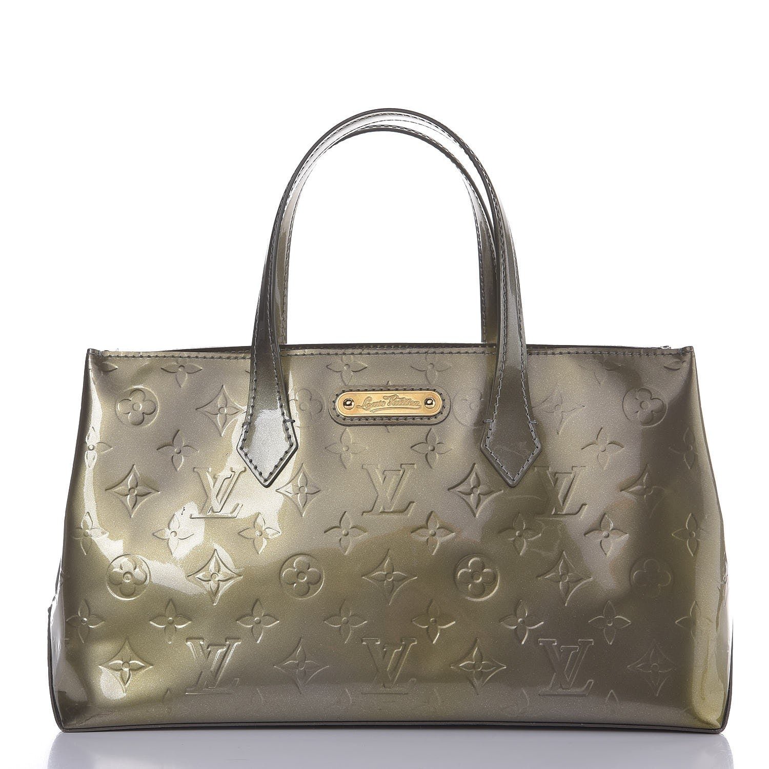 Louis Vuitton Vernis Wilshire PM Gris Art Deco 1 of 11