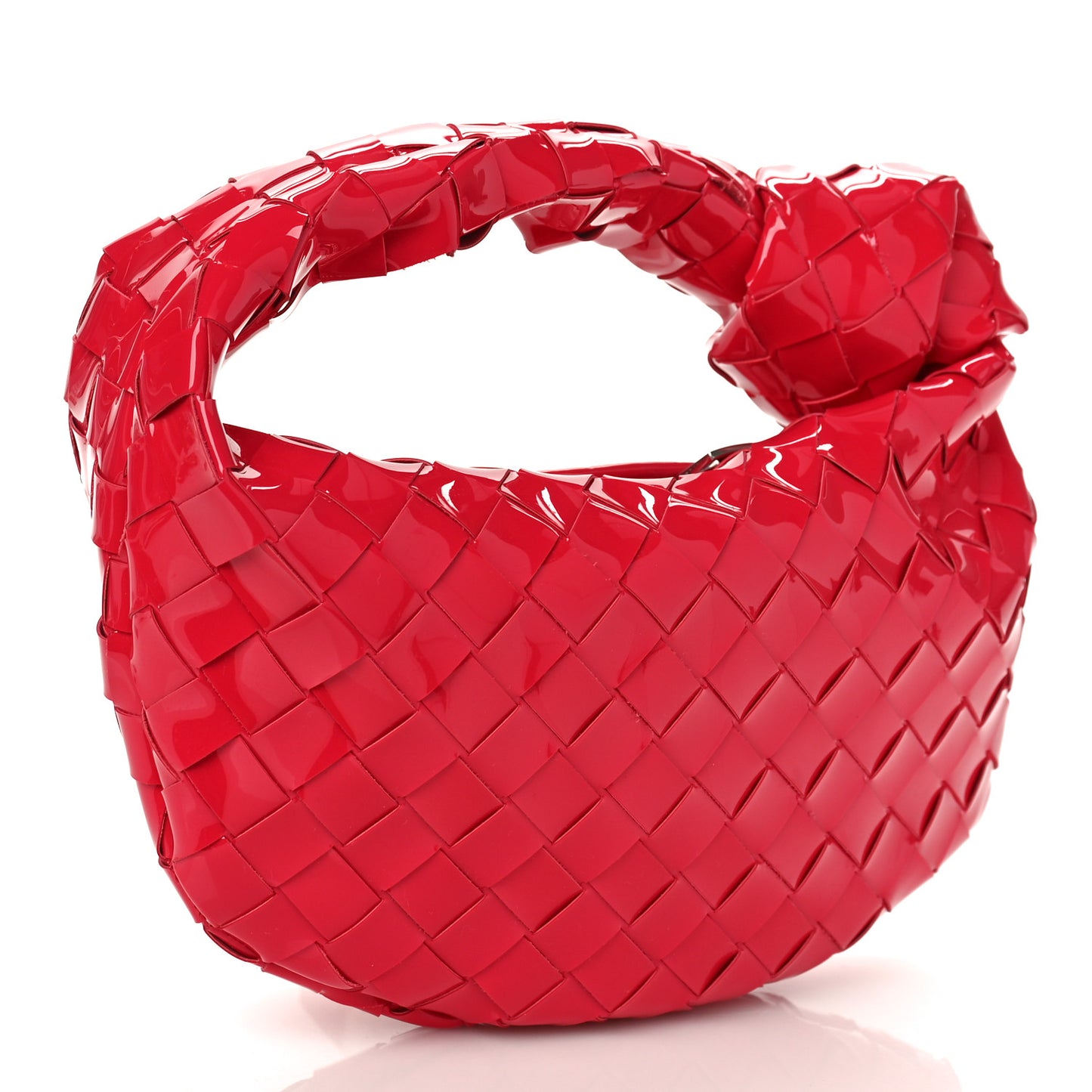 Patent Nappa Intrecciato Mini Jodie Candy Stripe