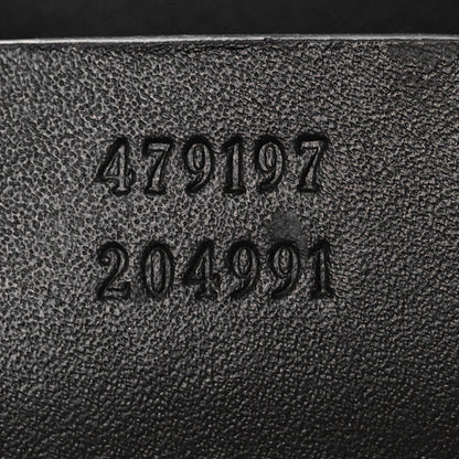 Gucci GG Supreme Monogram Bees Medium Padlock Tote Beige Oro Black 6 of 10