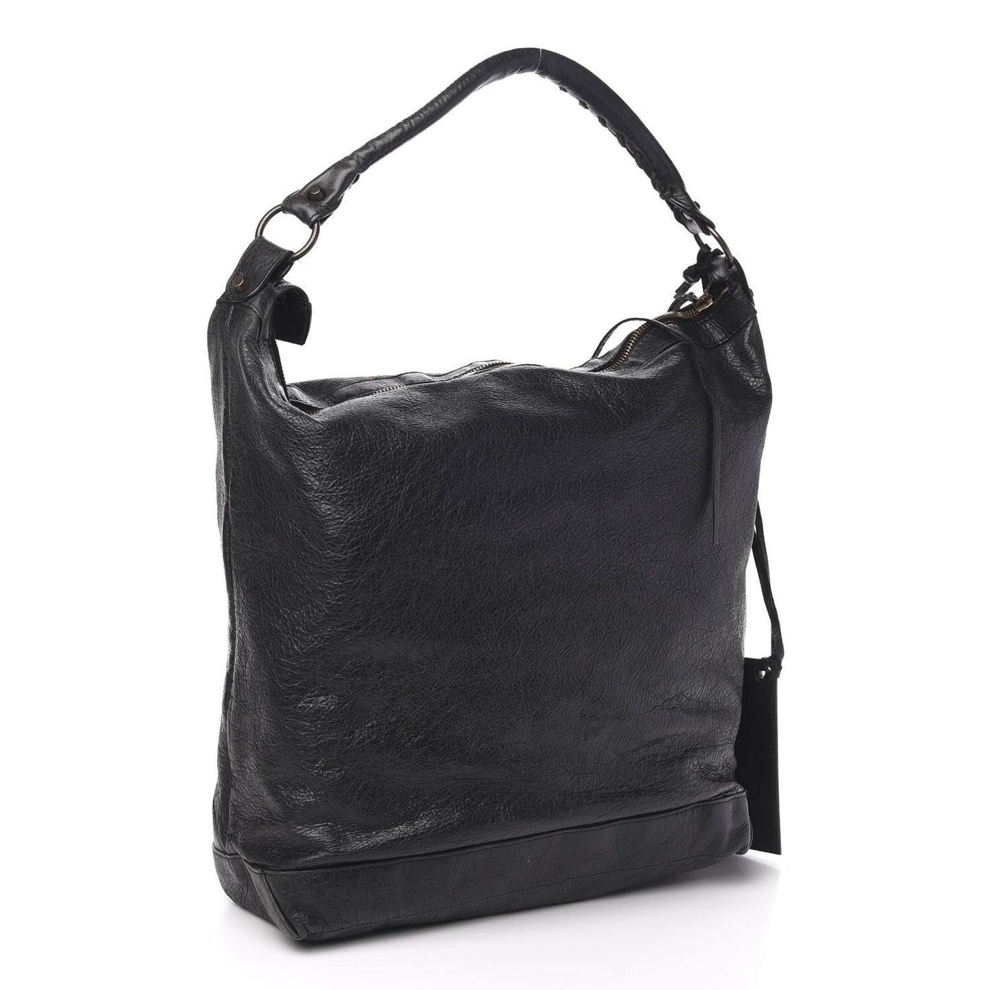 Agneau Classic Hardware Day Hobo Black