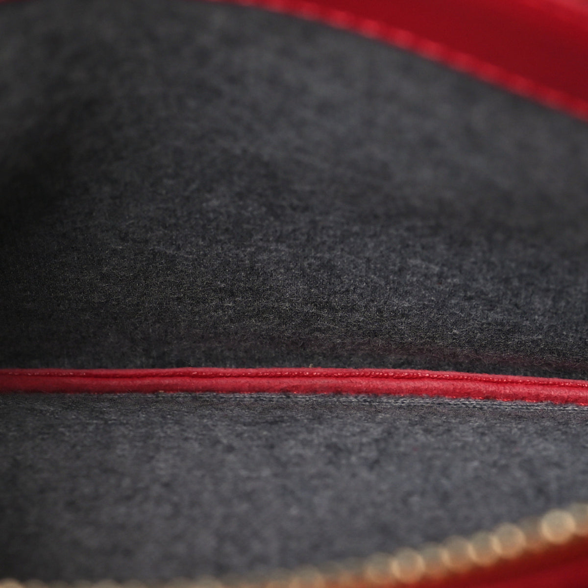 Lambskin Small Trio Crossbody Bag Red