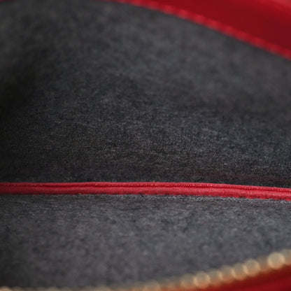 Celine Lambskin Small Trio Crossbody Bag Red 6 of 15