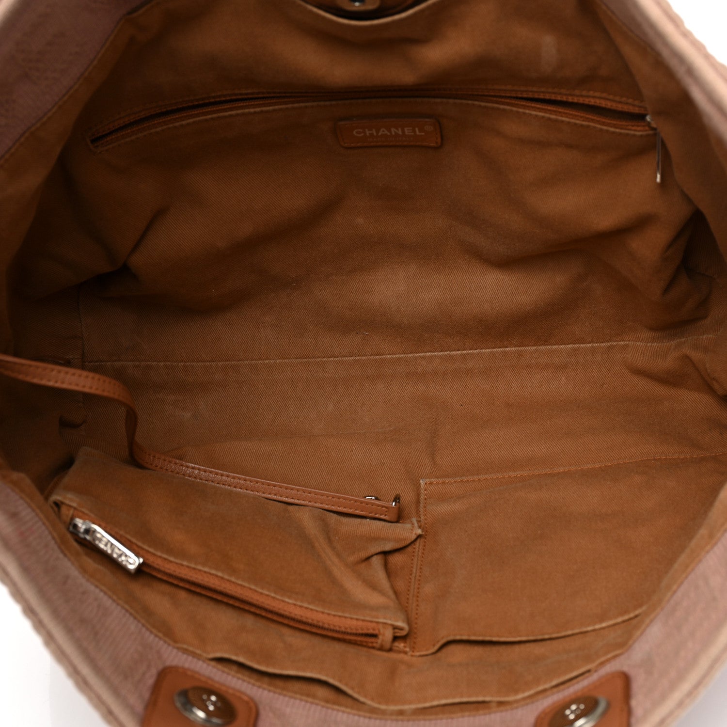 Chanel Canvas Large Double Face Tote Pink 5 of 10