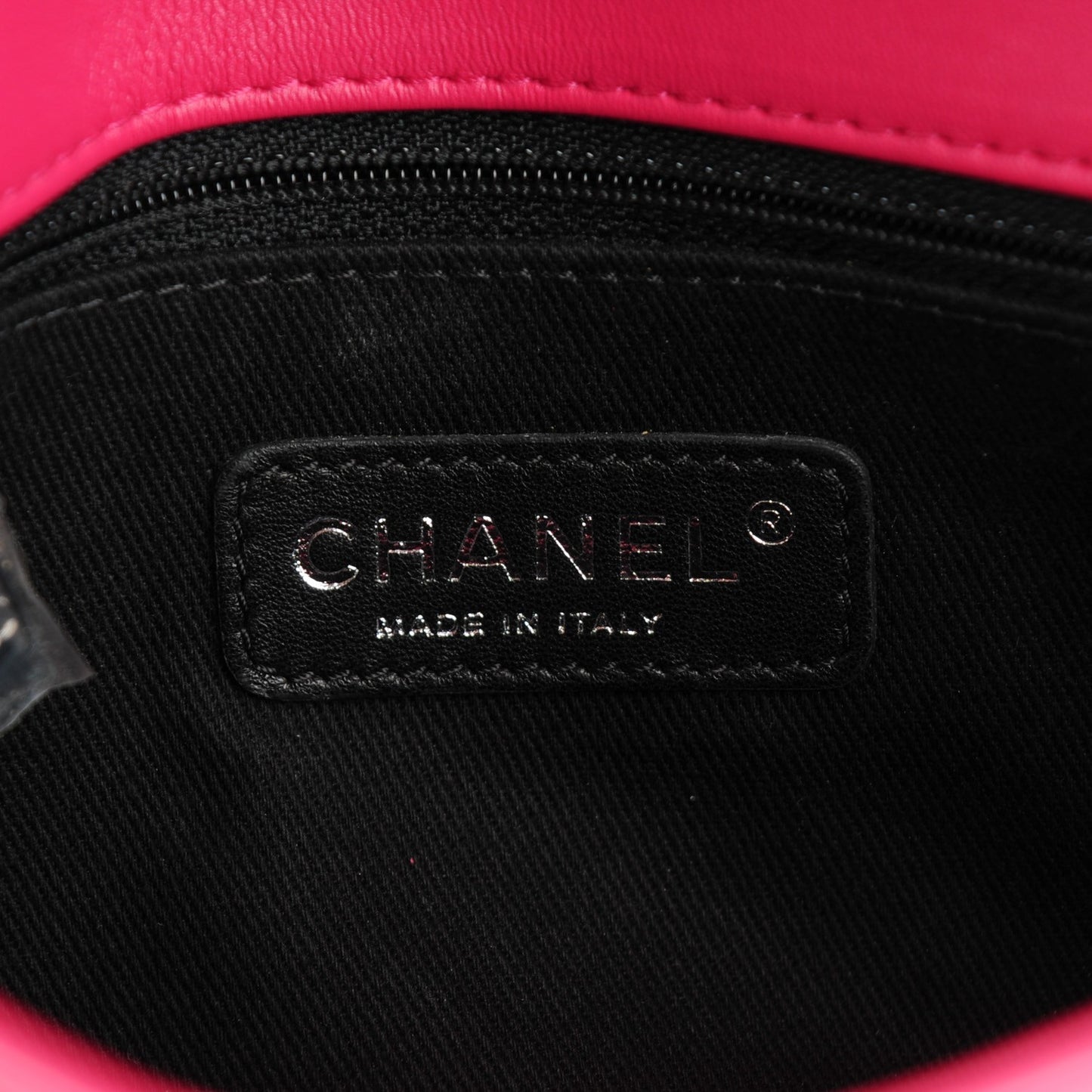 Patent Quilted Small Coco Shine Flap Pink