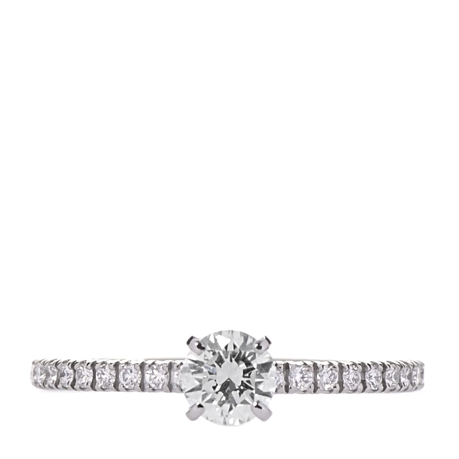 Cartier Platinum Diamond .30ct Etincelle De Cartier Solitaire Engagement Ring 47 4.25 1 of 5