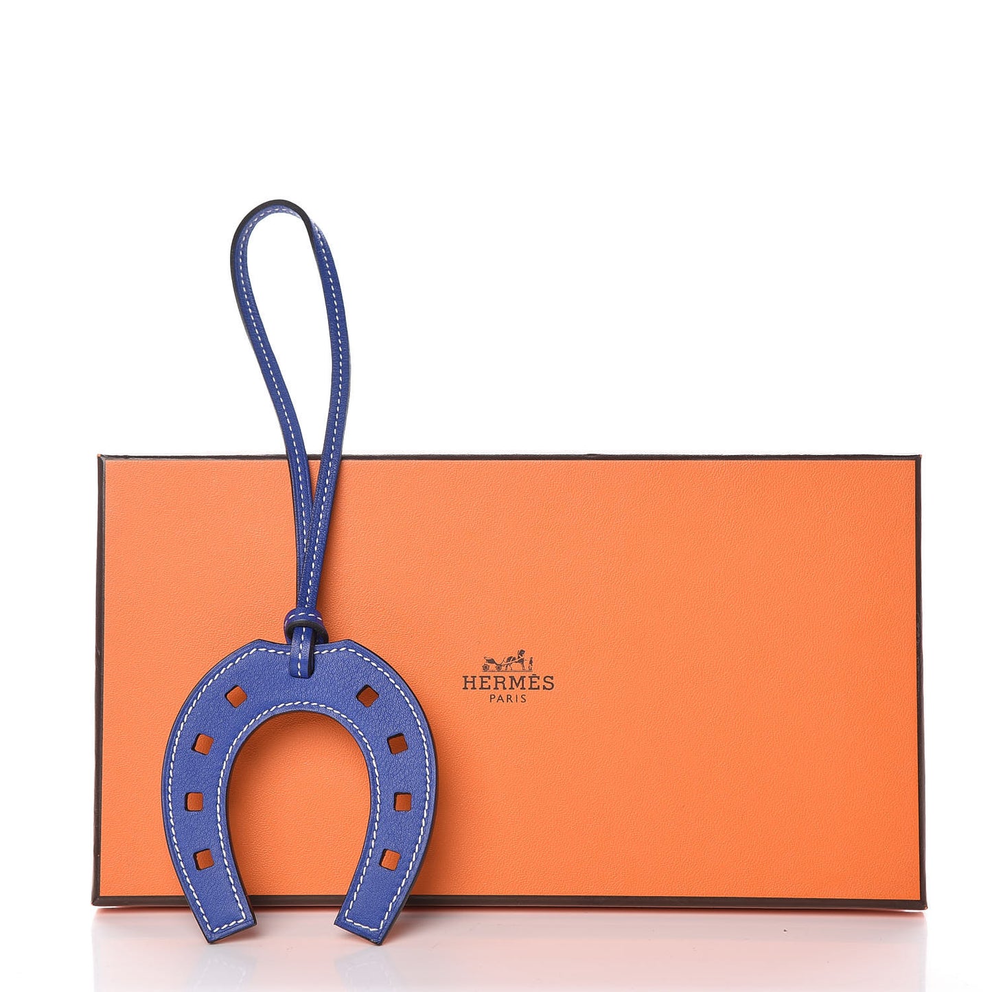 Swift Paddock Horseshoe Bag Charm Bleu Electrique