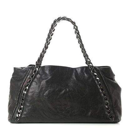 Chanel Glazed Caviar East West Modern Chain Tote Black 1 of 16