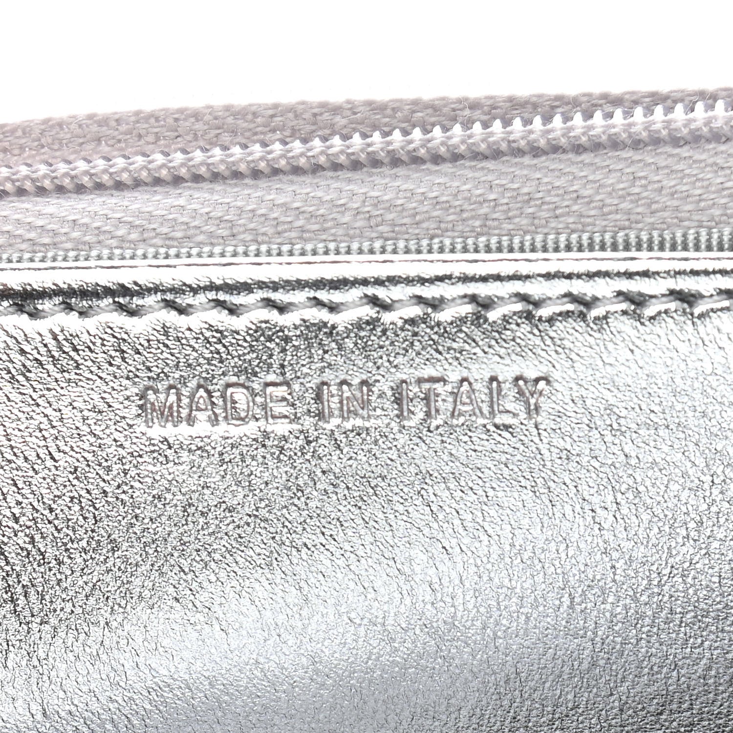 Chanel Gradient Metallic Calfskin Quilted Wallet On Chain WOC Silver Blue Yellow Purple 7 of 9