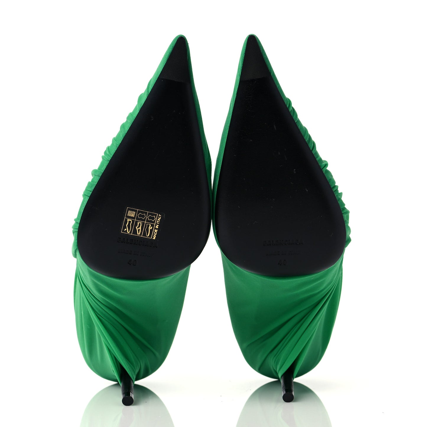 Technical Jersey Knife Pointed Pumps 40 Vert