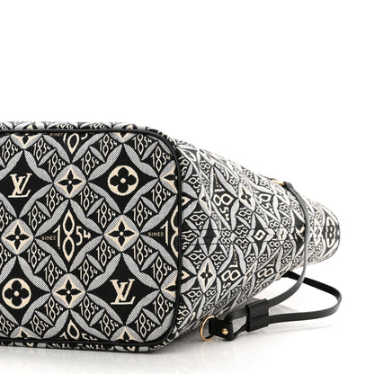 Louis Vuitton Jacquard Since 1854 Neverfull MM Grey 10 of 10