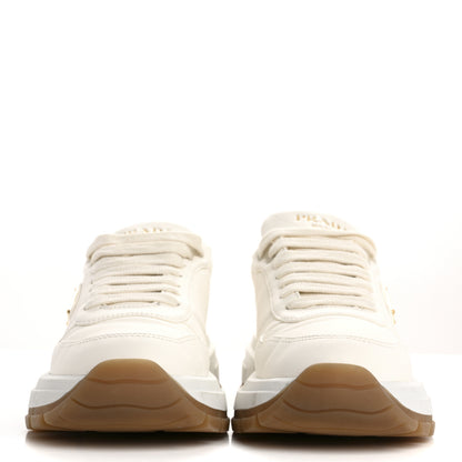 Prada Nappa Metal Triangle Logo Womens Prax 01 45mm Sneakers 40 Avorio 3 of 13