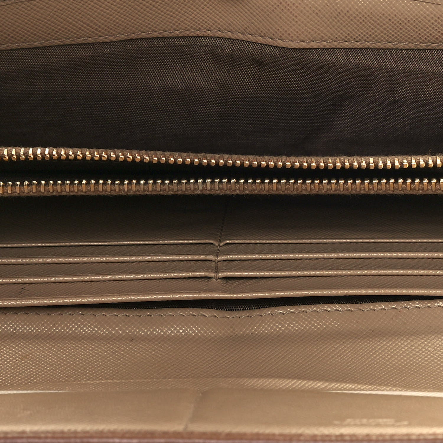 Prada Saffiano Metal Continental Flap Wallet Cammeo 5 of 15