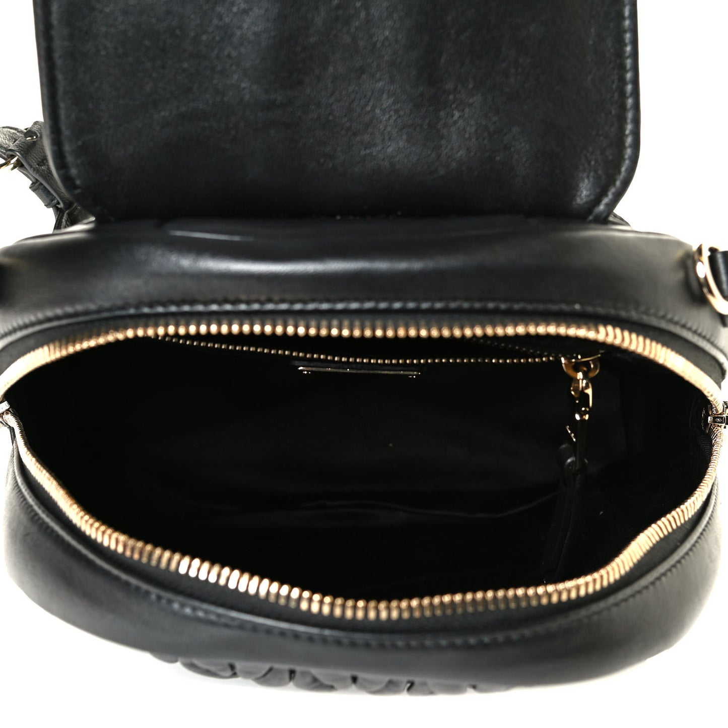 Nappa Matelasse Backpack Black