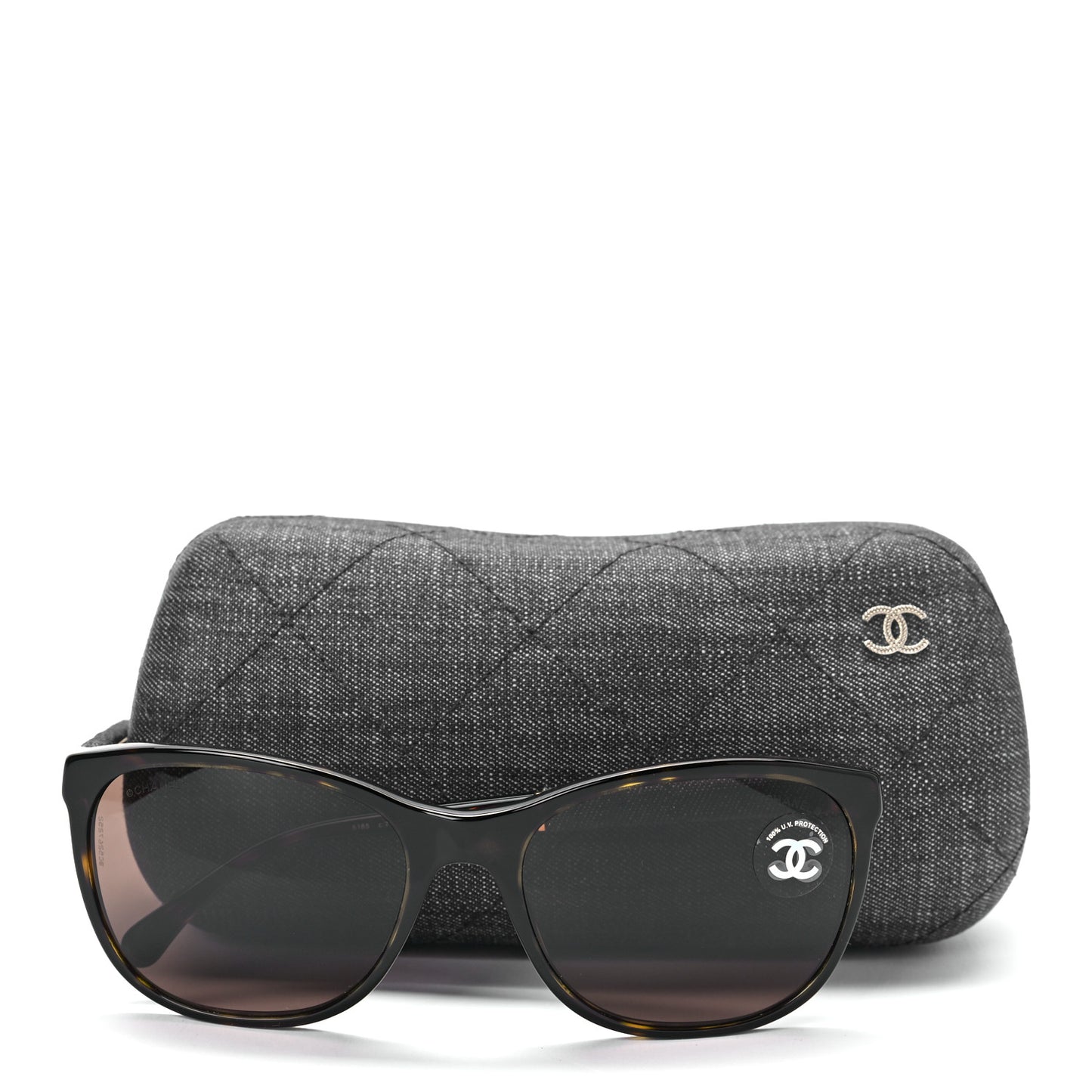Acetate Denim CC Sunglasses 5185 Tortoise Blue