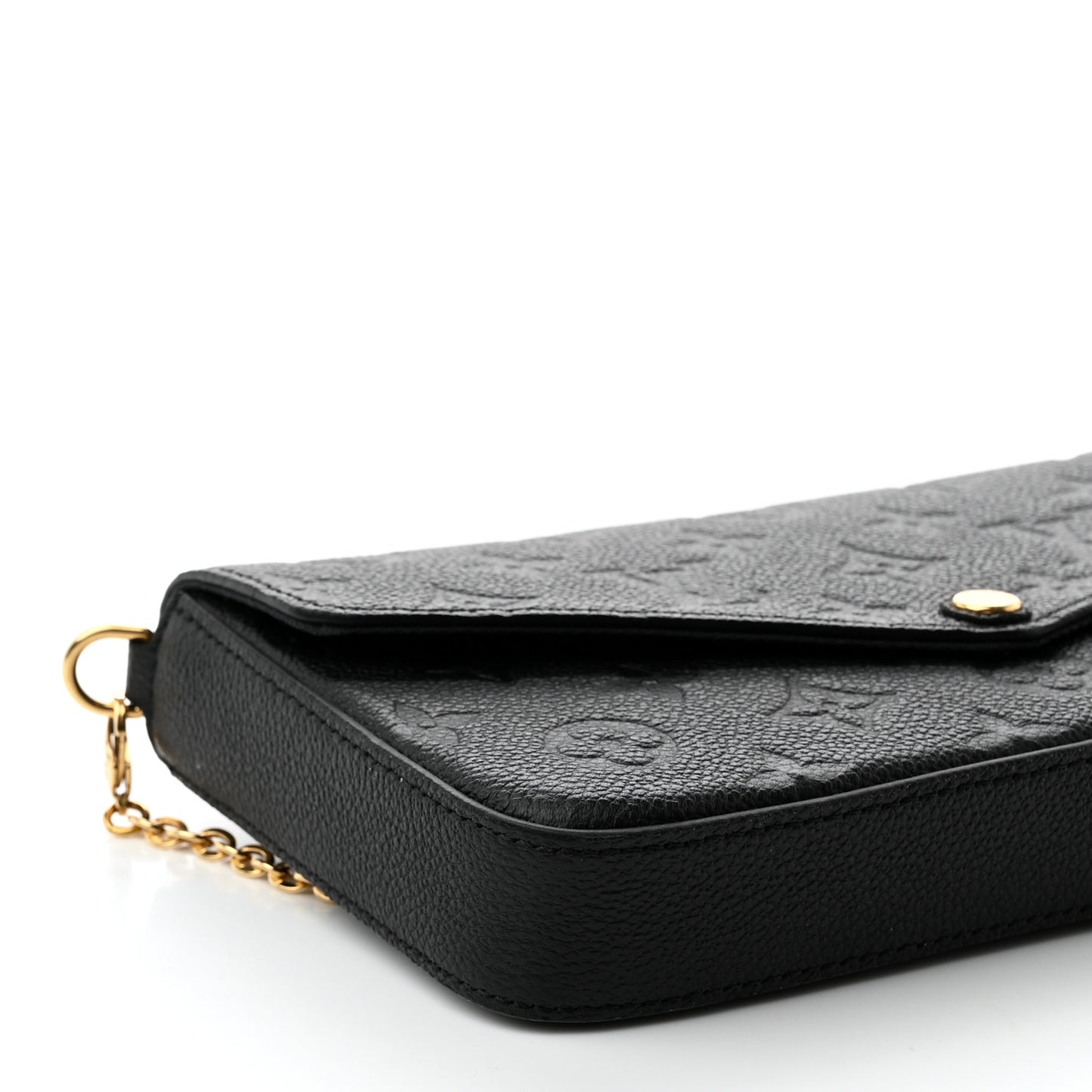 Empreinte Pochette Felicie Chain Wallet Black