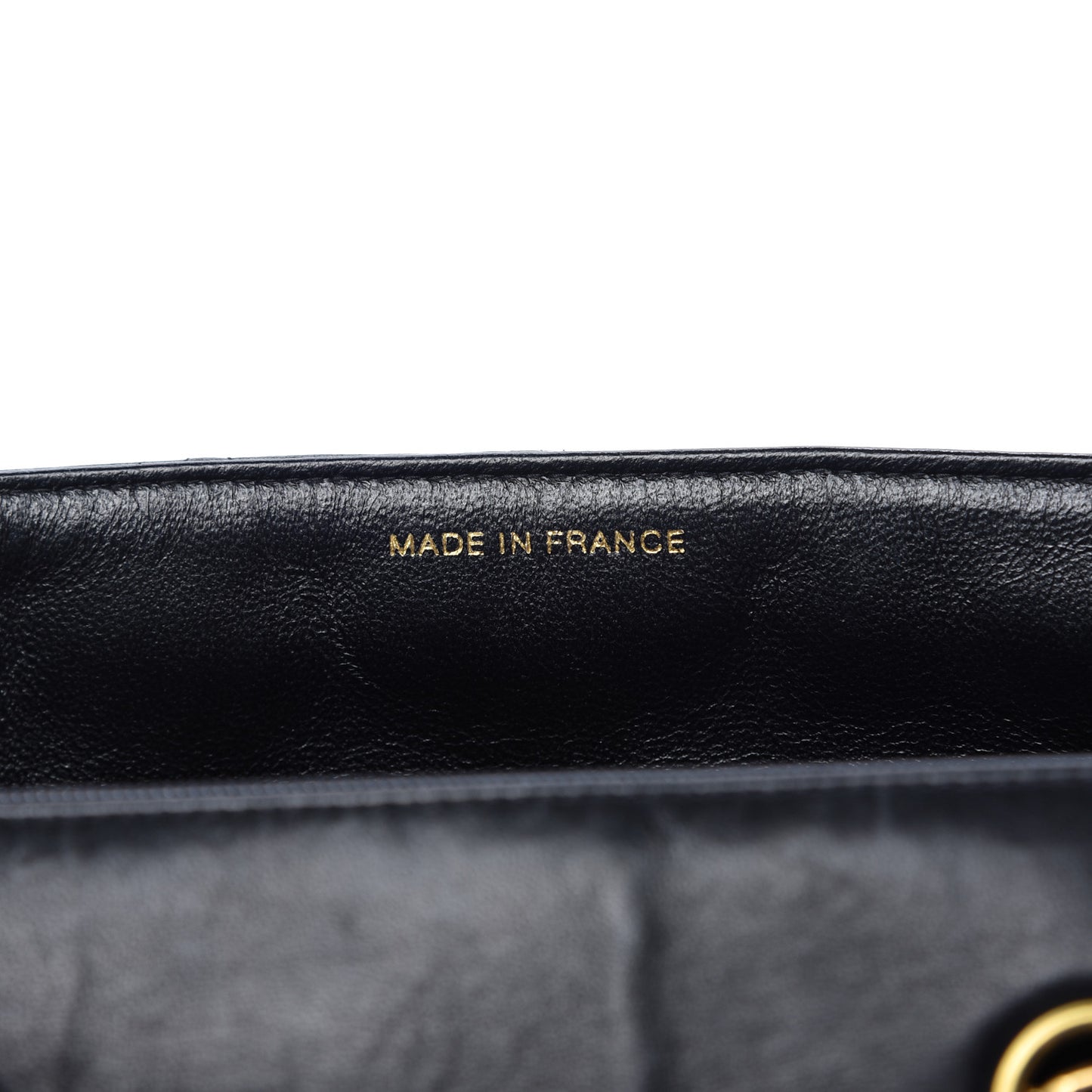 Lambskin Quilted Small Single Flap Black