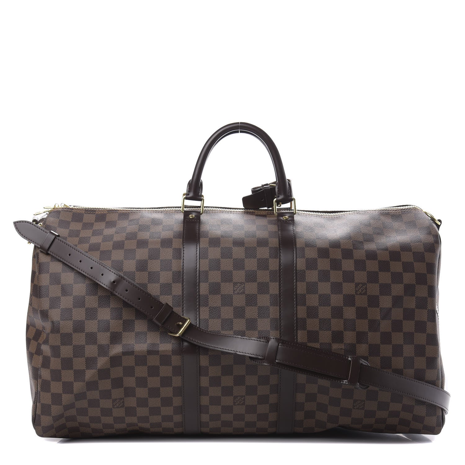 Louis Vuitton Damier Ebene Keepall Bandouliere 55 1 of 10