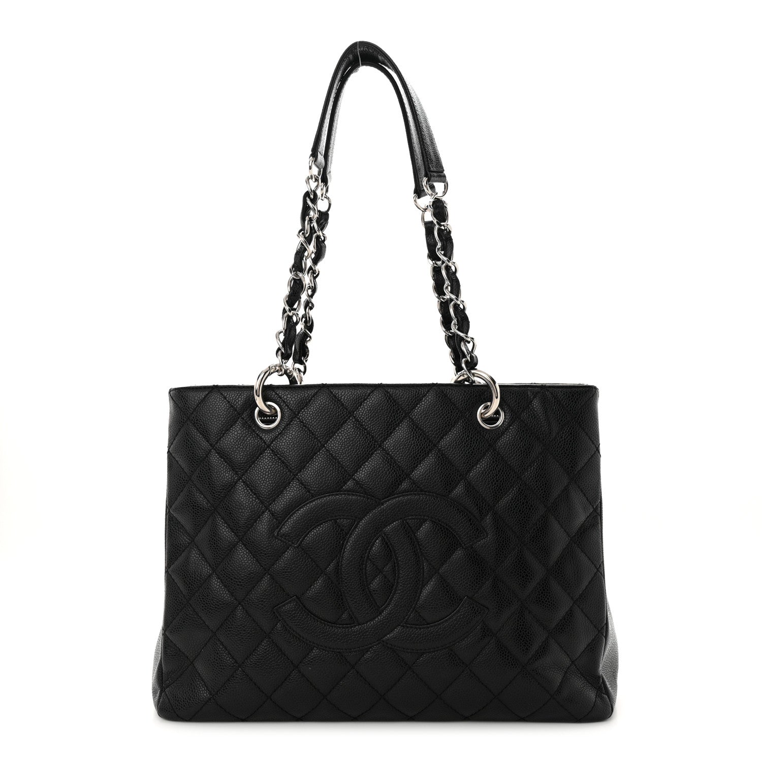Chanel Caviar Quilted Grand Shopping Tote GST Black 1 of 14