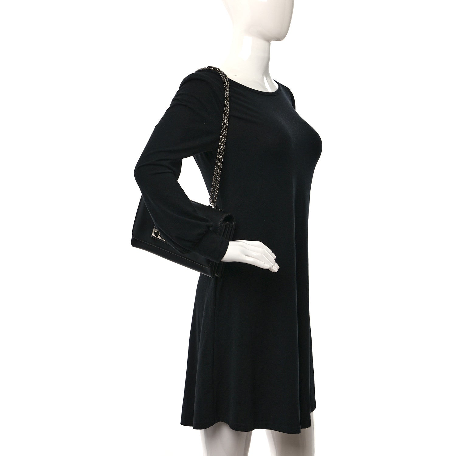 Valentino Garavani Nappa Va Va Voom Shoulder Bag Black 2 of 8