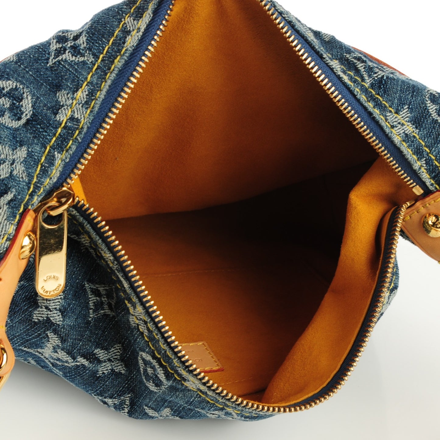Monogram Denim Baggy PM Blue