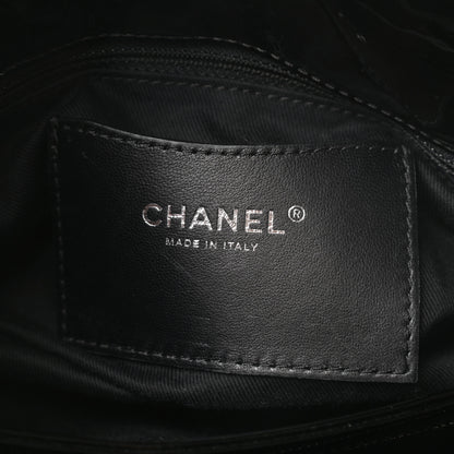 Chanel Patent Quilted Medium Just Mademoiselle Bowling Bag Black 6 of 10