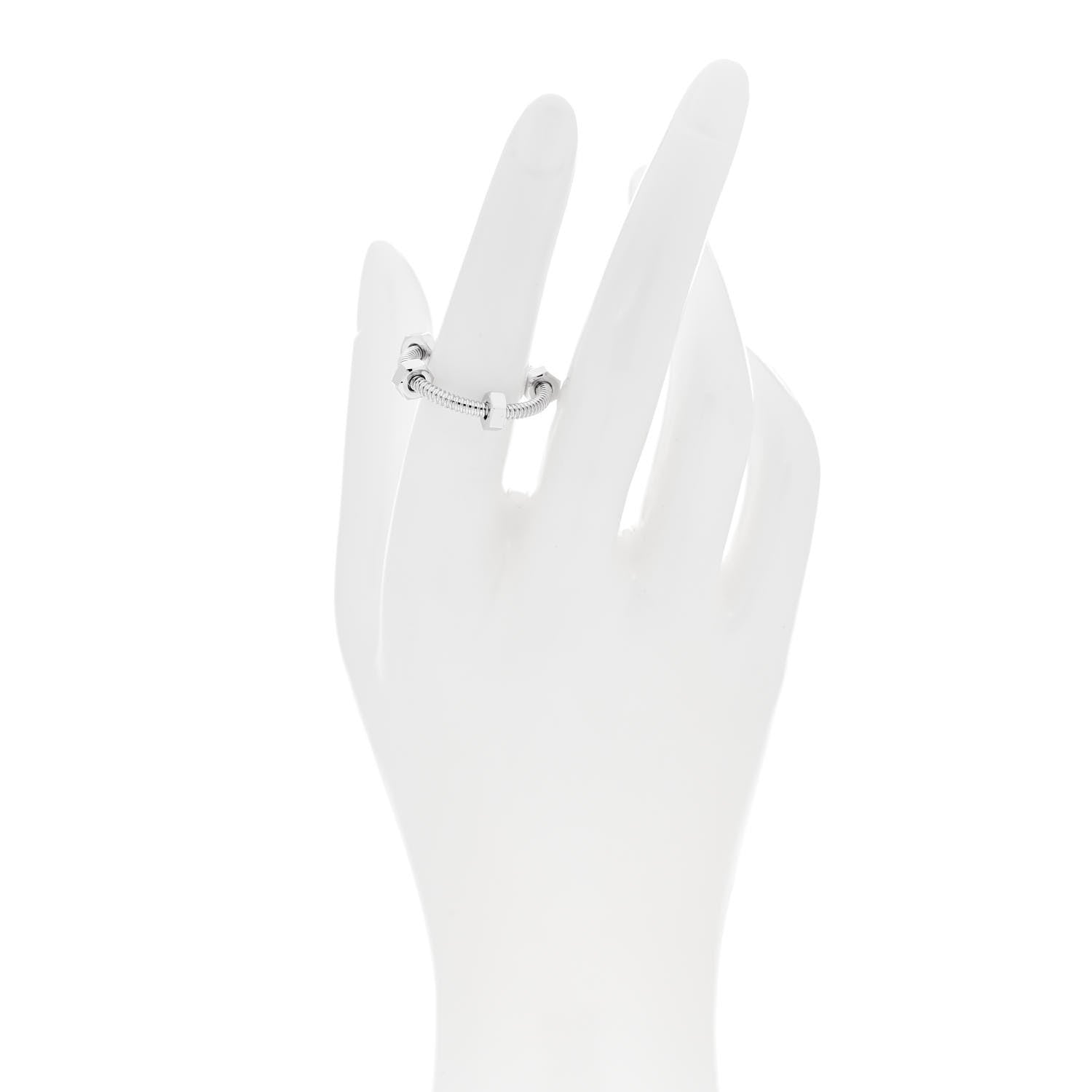 Cartier 18K White Gold Ecrou De Cartier Ring 58 8.5 57 8 2 of 5
