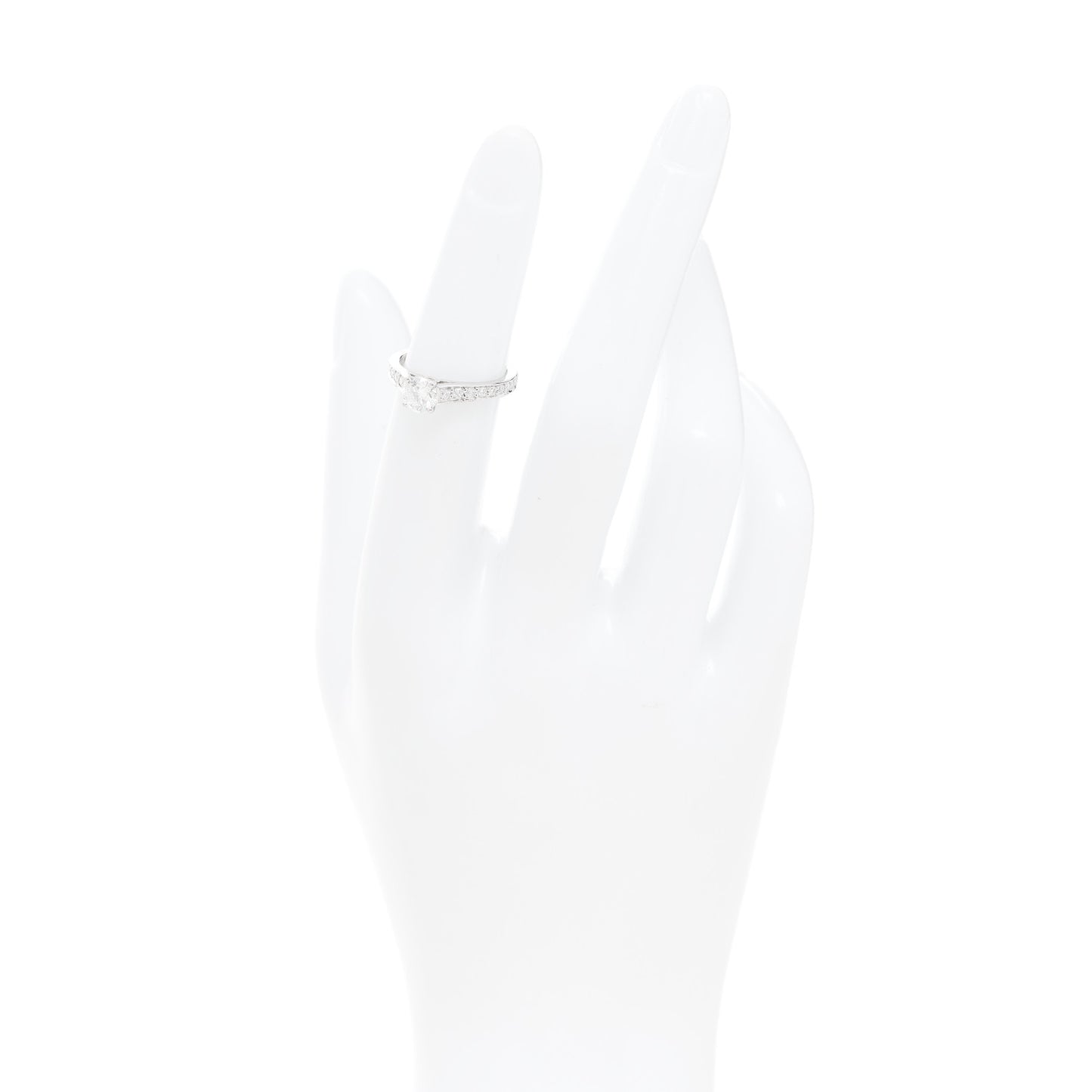 Platinum Diamond .56ct Solitaire 1895 Engagement Ring  48 4.5