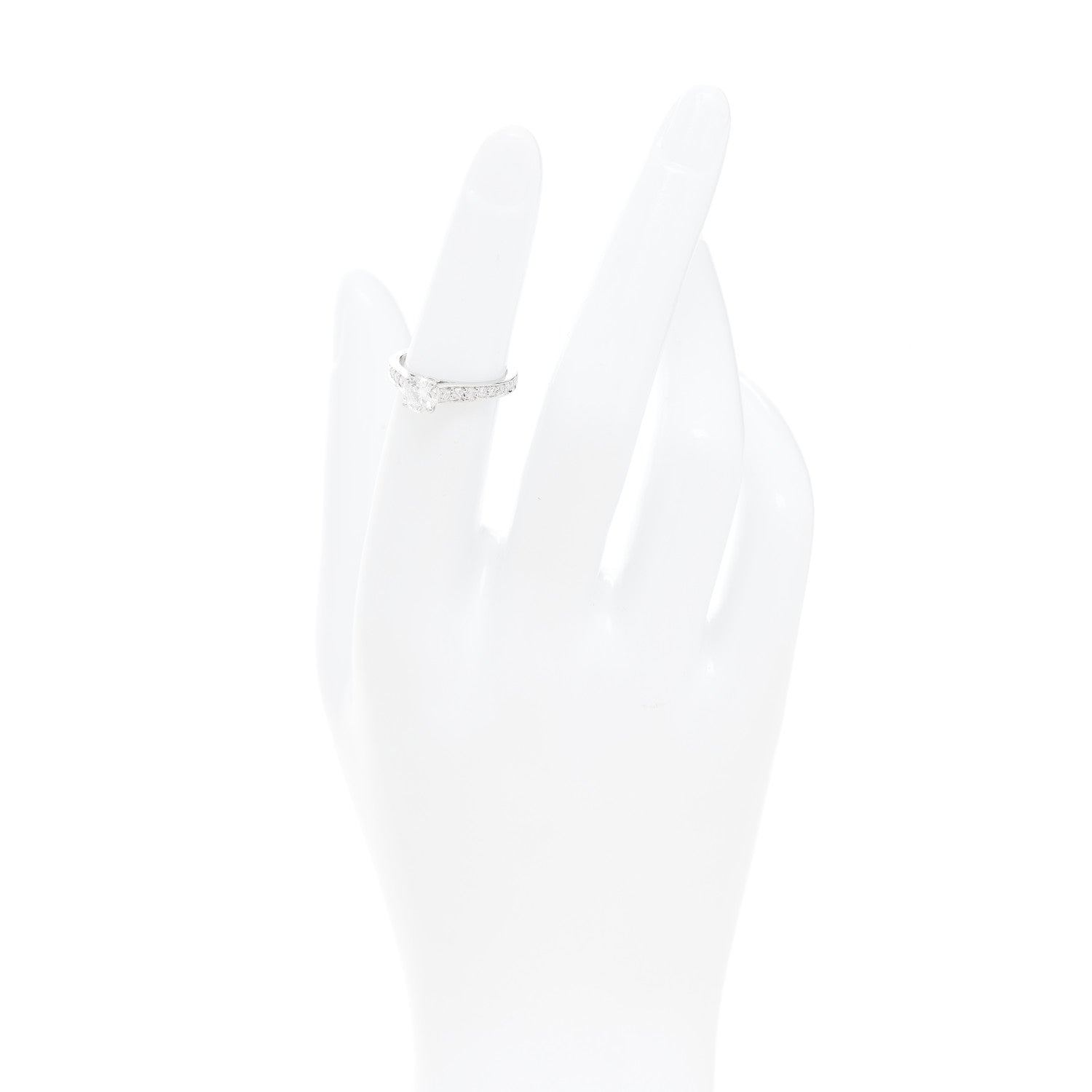 Cartier Platinum Diamond .56ct Solitaire 1895 Engagement Ring  48 4.5 2 of 6