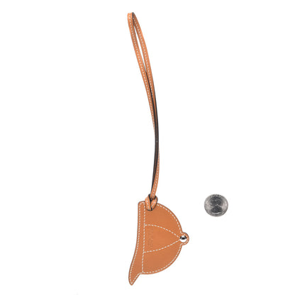 Hermes Swift Paddock Cap Bag Charm Jaune D'Or Bleu Agate 2 of 4