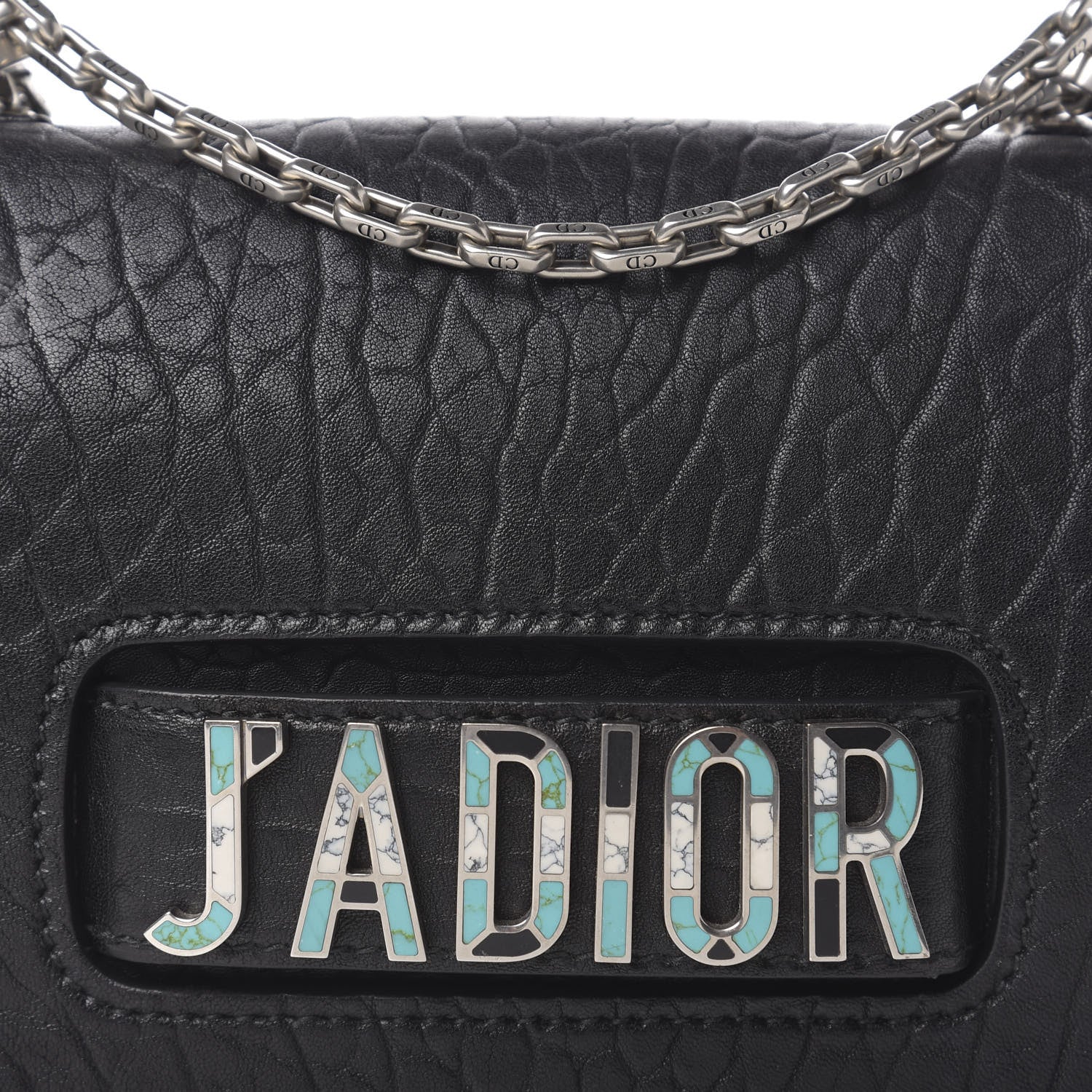 Christian Dior Canyon Grained Lambskin J'Adior Chain Flap Bag Black 9 of 9