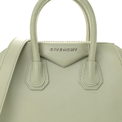 Givenchy Shiny Lord Calfskin Mini Antigona Aqua Green 8 of 17