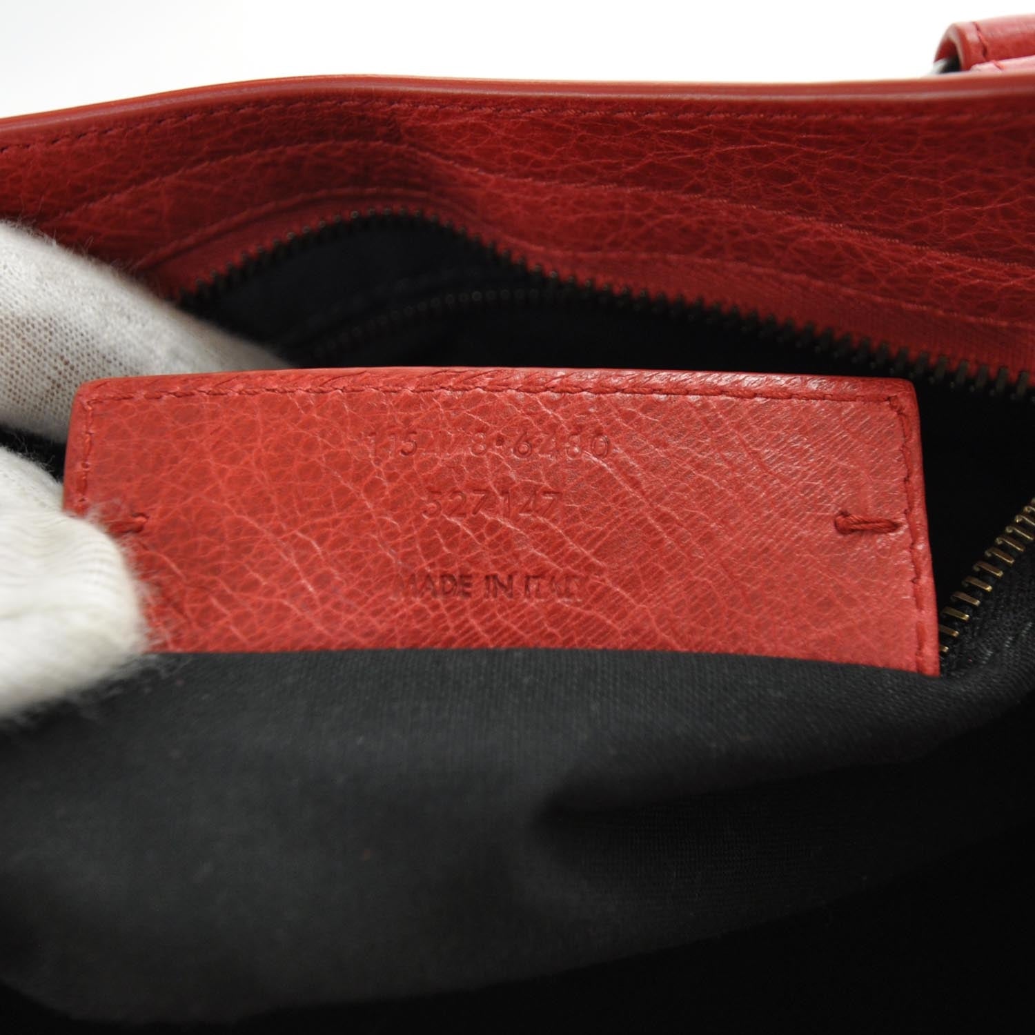Balenciaga Agneau Classic Hardware City Coquelicot 9 of 9
