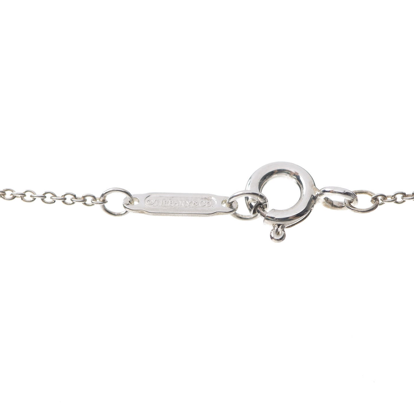Sterling Silver Oval Key Pendant Necklace