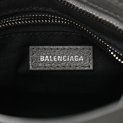 Balenciaga Chevre Silver Metallic Edge Hardware Mini City Gris Acier 6 of 9