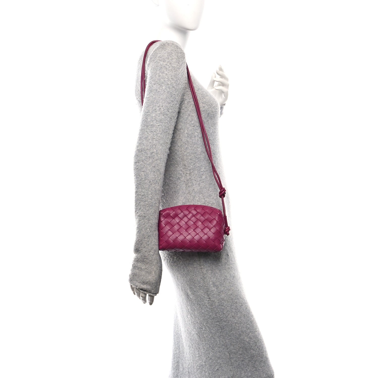 Bottega Veneta Nappa Intrecciato Mini Loop Camera Bag Cinnabar 3 of 9