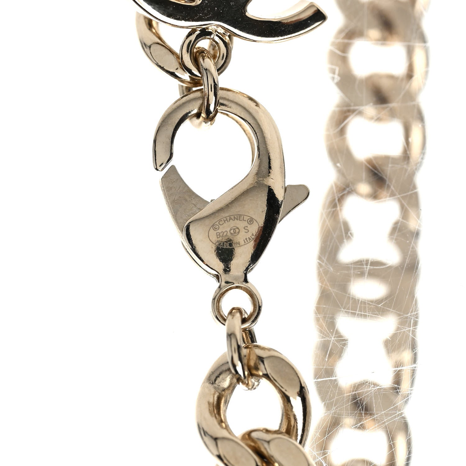 Chanel Metal Enamel CC Choker Gold Black 5 of 5