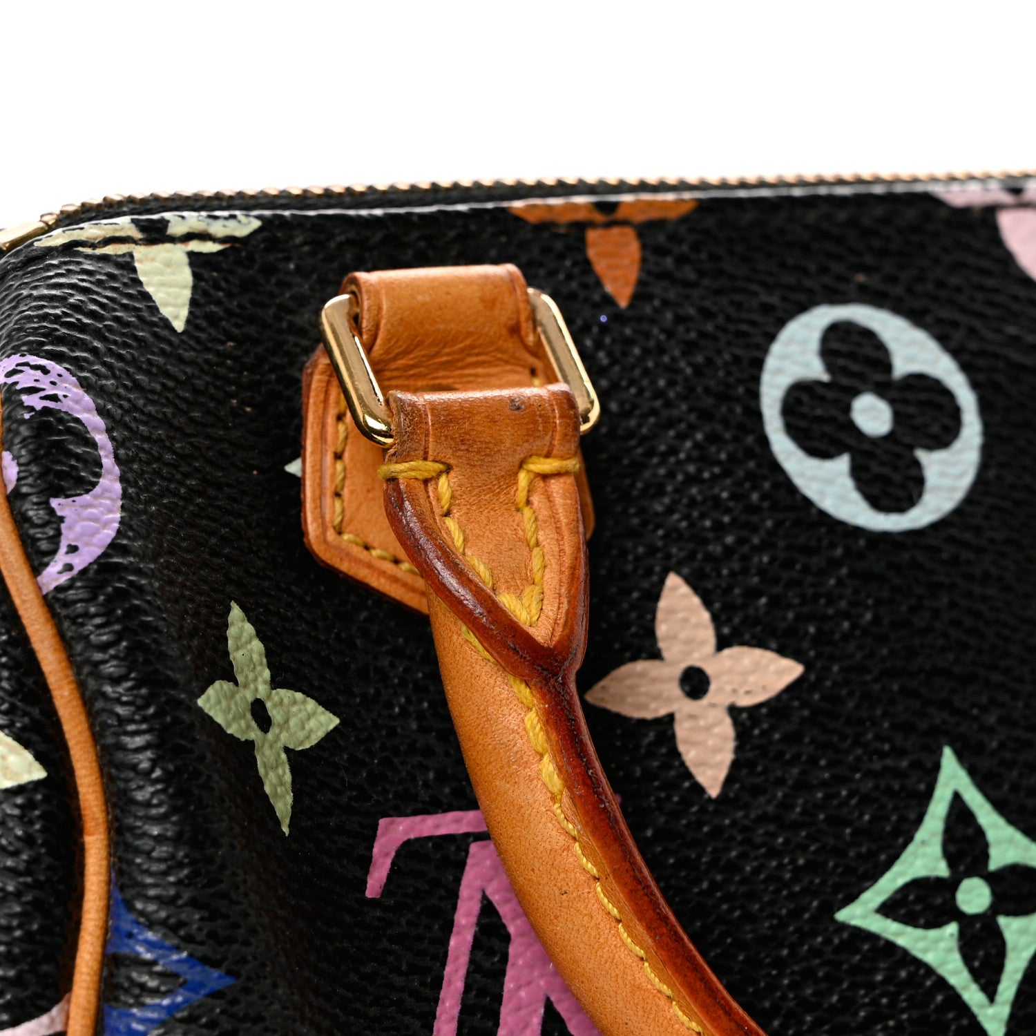Louis Vuitton Monogram Multicolor Mini Sac HL Speedy Black 11 of 11