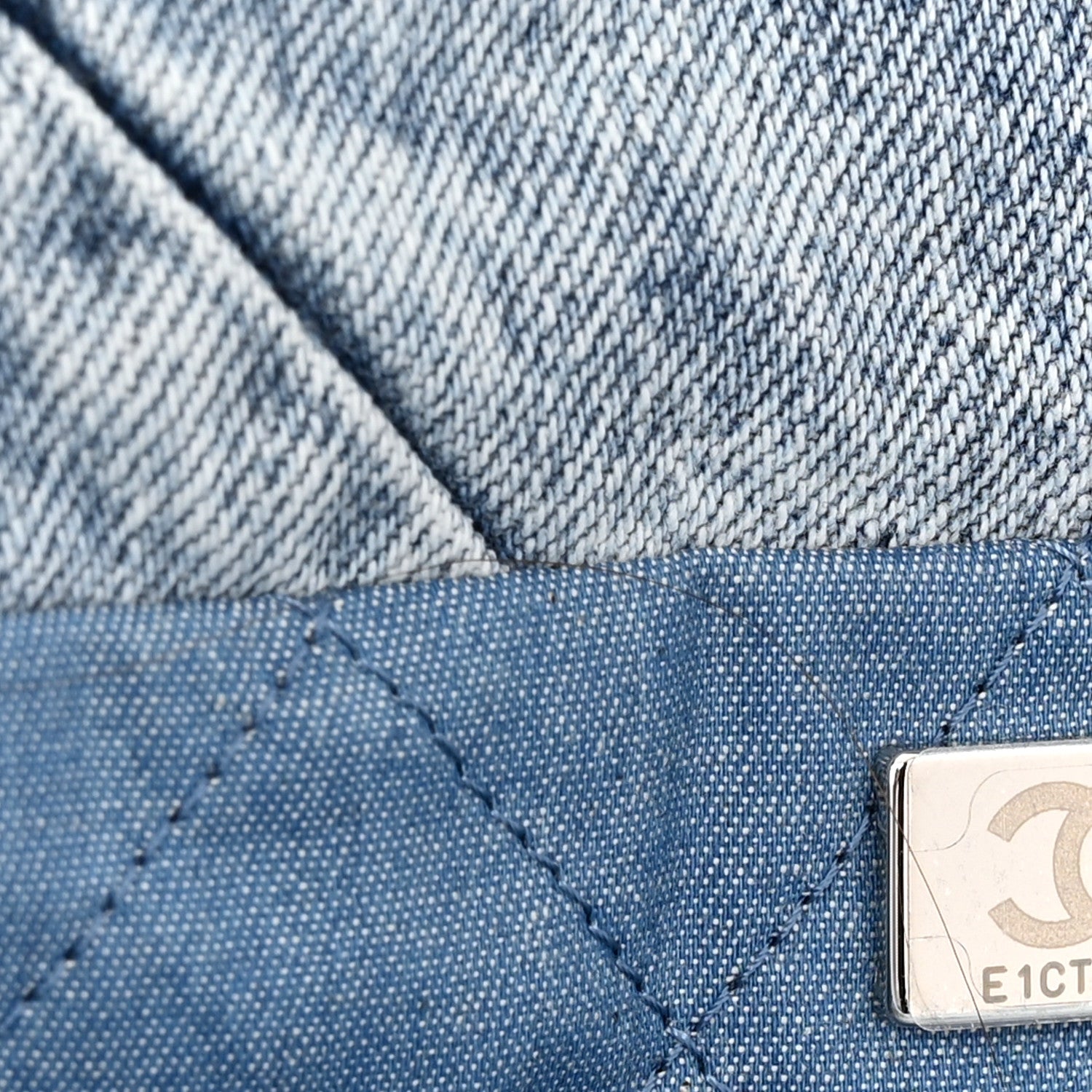 Chanel Denim Quilted Chanel 22 Blue 7 of 10