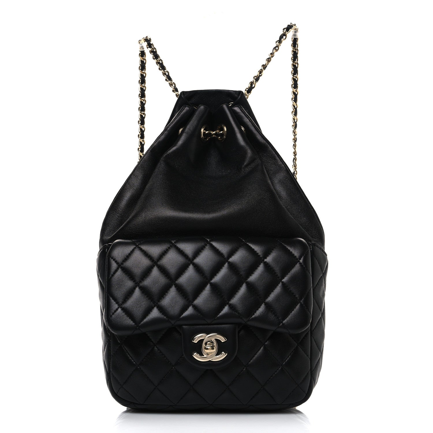 Chanel Lambskin Quilted Small In Seoul Backpack Black 1 of 9