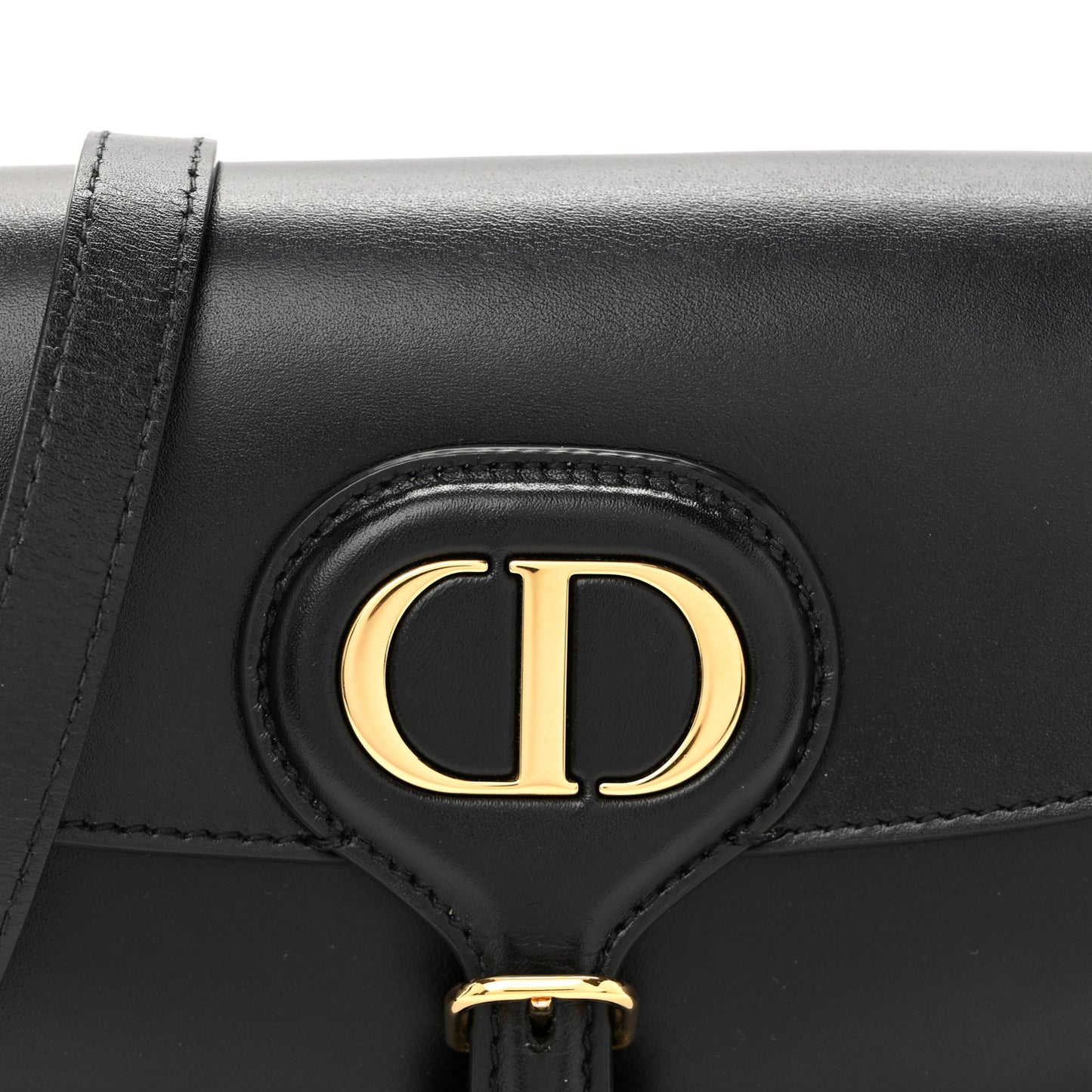 Box Calfskin East West Bobby Bag Black