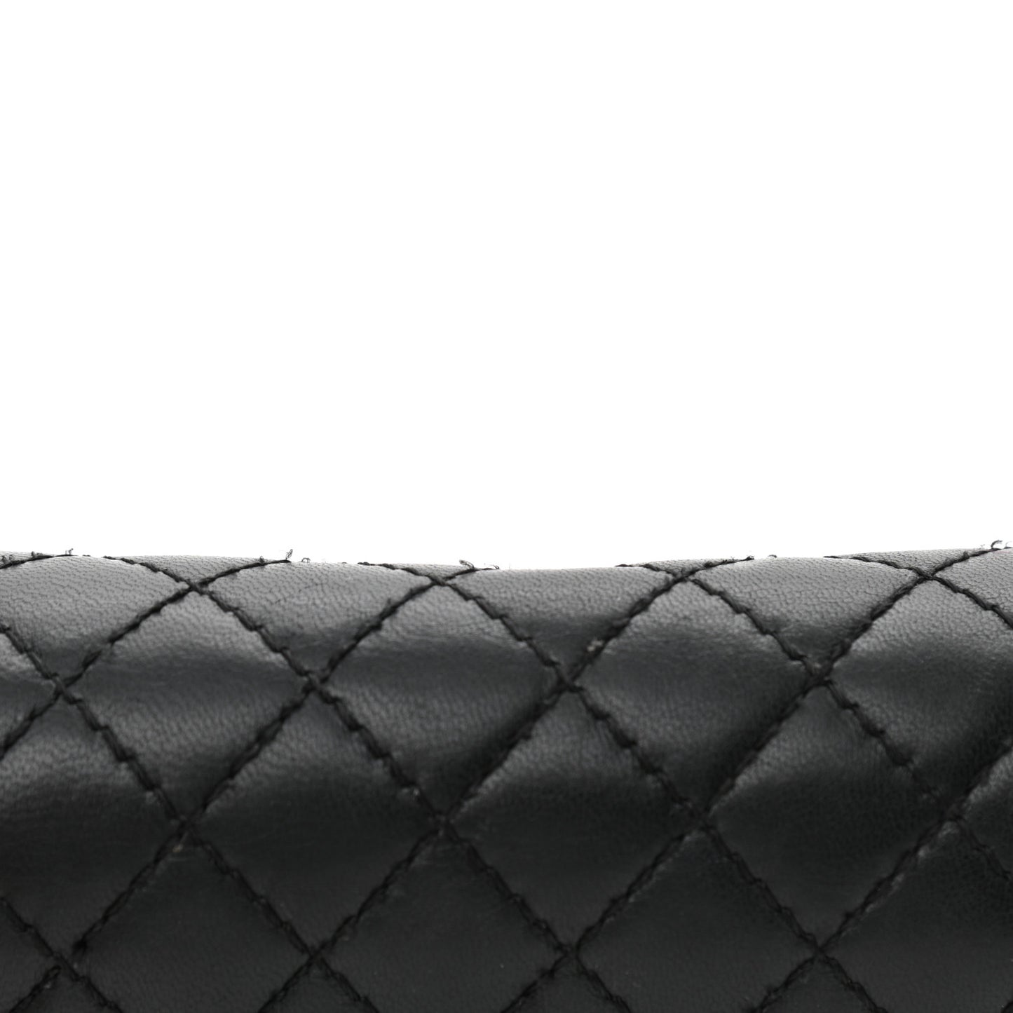 Lambskin Quilted Small Boy Flap Black