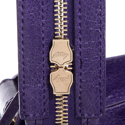 Balenciaga Agneau Velo Gold Hardware Dark Violet 3 of 12