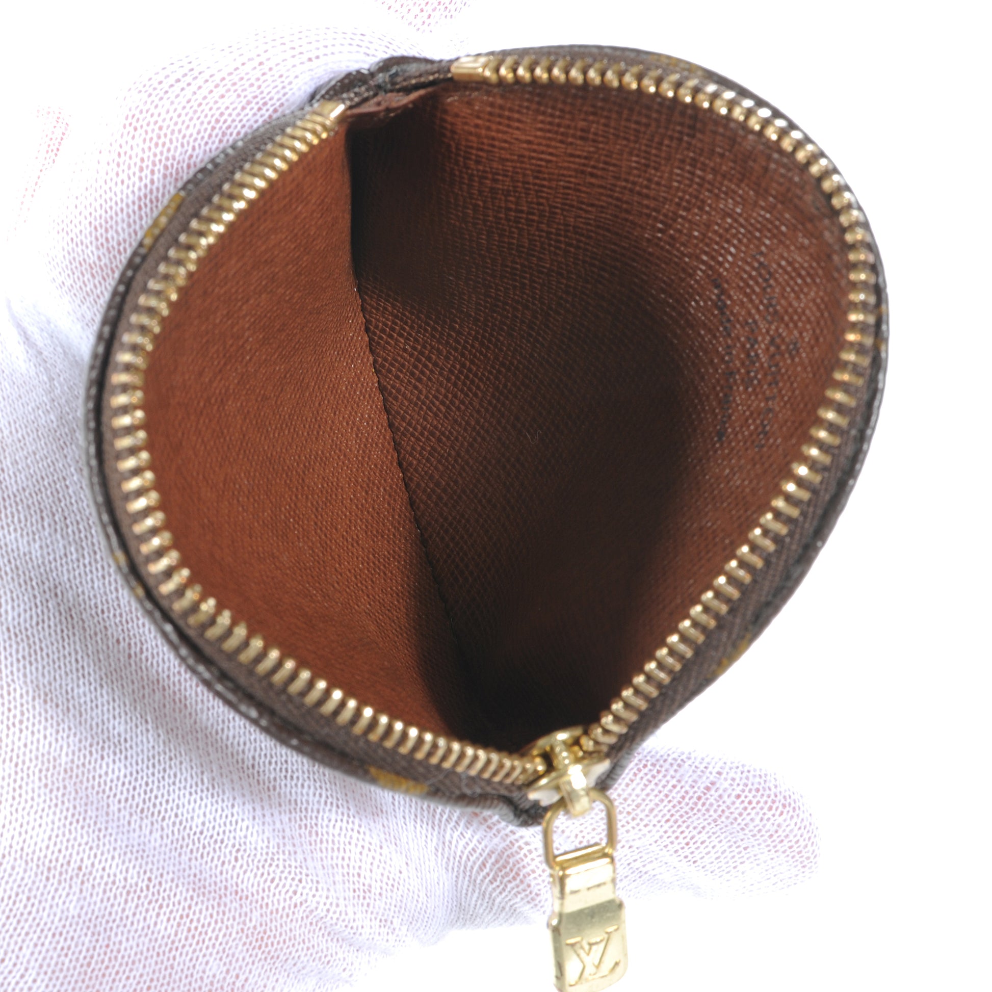 Louis Vuitton Monogram Porte-Monnaie Round Coin Purse 6 of 6