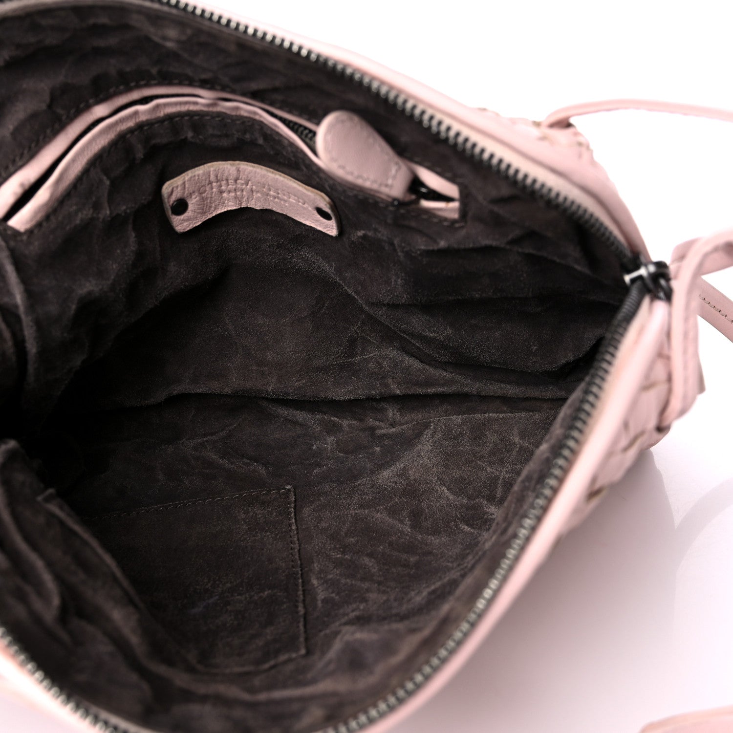 Bottega Veneta Nappa Intrecciato Nodini Crossbody Messenger Flamingo 5 of 12