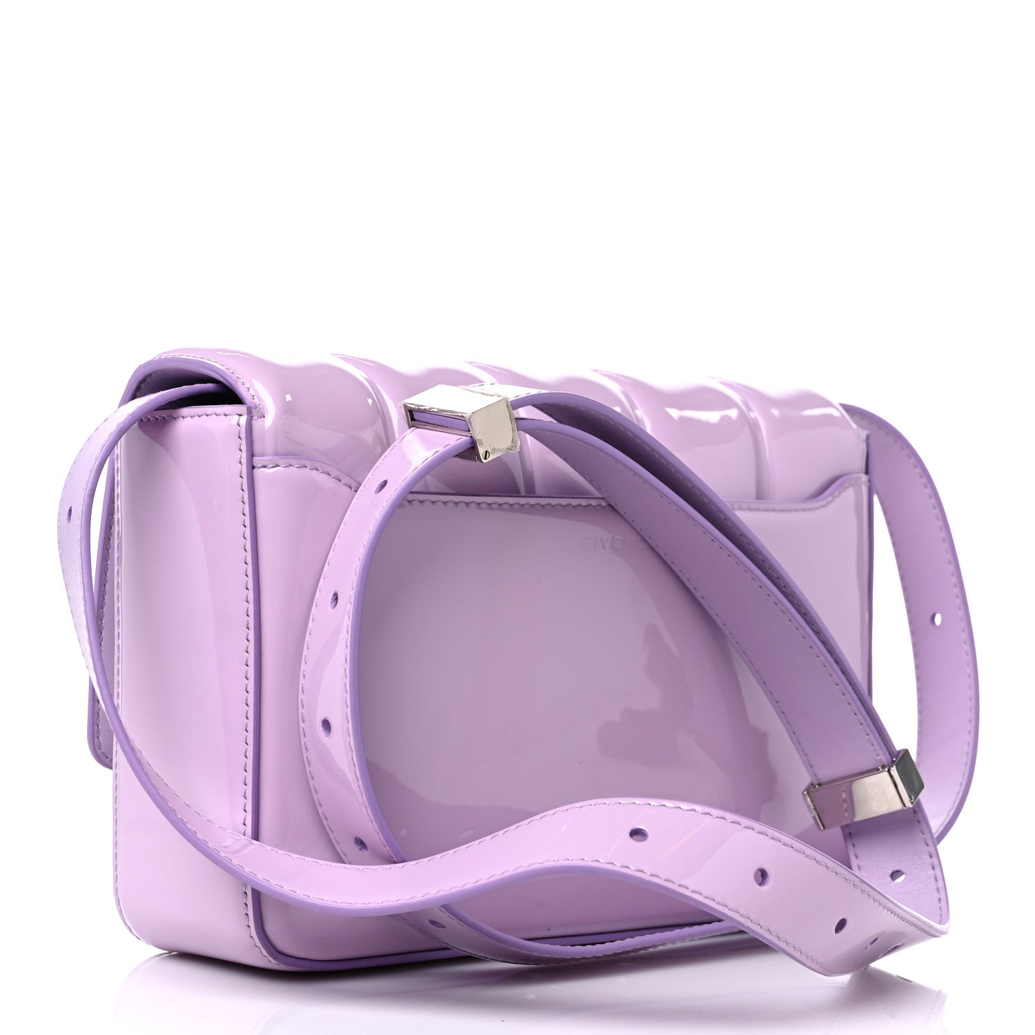 Givenchy Patent 4G Medium Padded Crossbody Bag Lilac 3 of 10