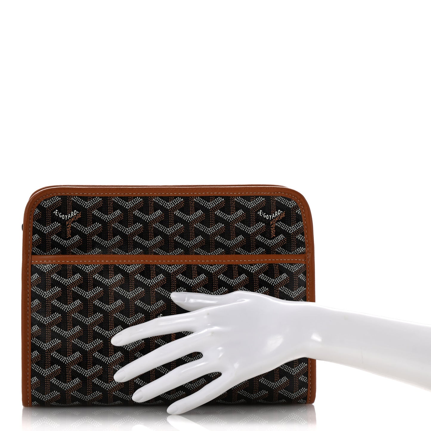 Goyardine Jouvence MM Toiletry Pouch Black Gold
