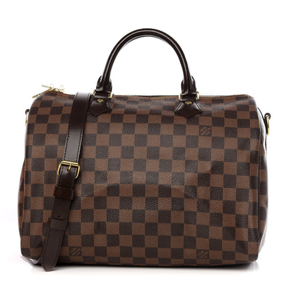 Louis Vuitton Damier Ebene Speedy Bandouliere 30 1 of 10