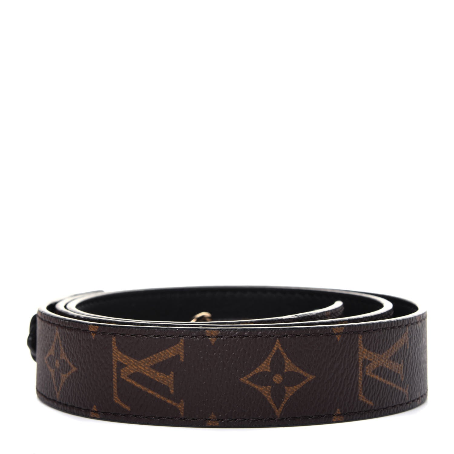 Louis Vuitton Monogram Bandouliere Shoulder Strap XL Black 2 of 7